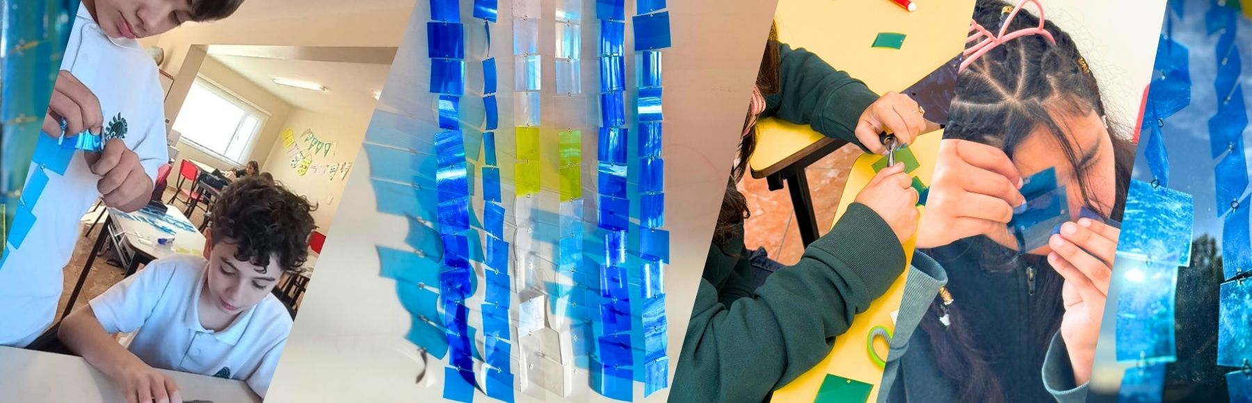 Mural de Manuel Belgrano creado por alumnos de primaria